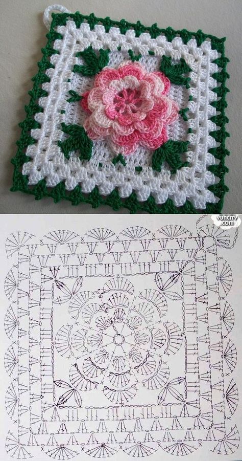 07.06.2019 - crochet granny squares patterns The Ultimate Granny Square Diagrams Collection ⋆ Crochet Kingdom - The Ultimate Granny Square Diagrams Collection Projek Mengait, Motifs Granny Square, Granny Square Pattern Free, Crochet Flower Squares, Crochet Squares Afghan, Blanket Tutorial, Corak Bunga, Crochet Bedspread Pattern, Crochet Doily Diagram