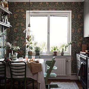 The Cozy Eclectic Home of Shelley Carline — THE NORDROOM Cozy Eclectic Home, Galley Kitchen Ideas, Shiplap Kitchen, Sage Green Kitchen, Galley Kitchens, Scandinavian Apartment, Narrow Kitchen, Townhouse Designs, Pink Living Room