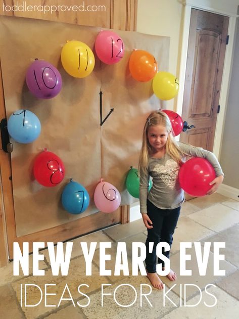 Nye Games, Nye Countdown, New Years With Kids, Family New Years Eve, New Year's Eve Crafts, Kids New Years Eve, New Year's Eve Activities, Wedding Party Games, New Years Eve Games