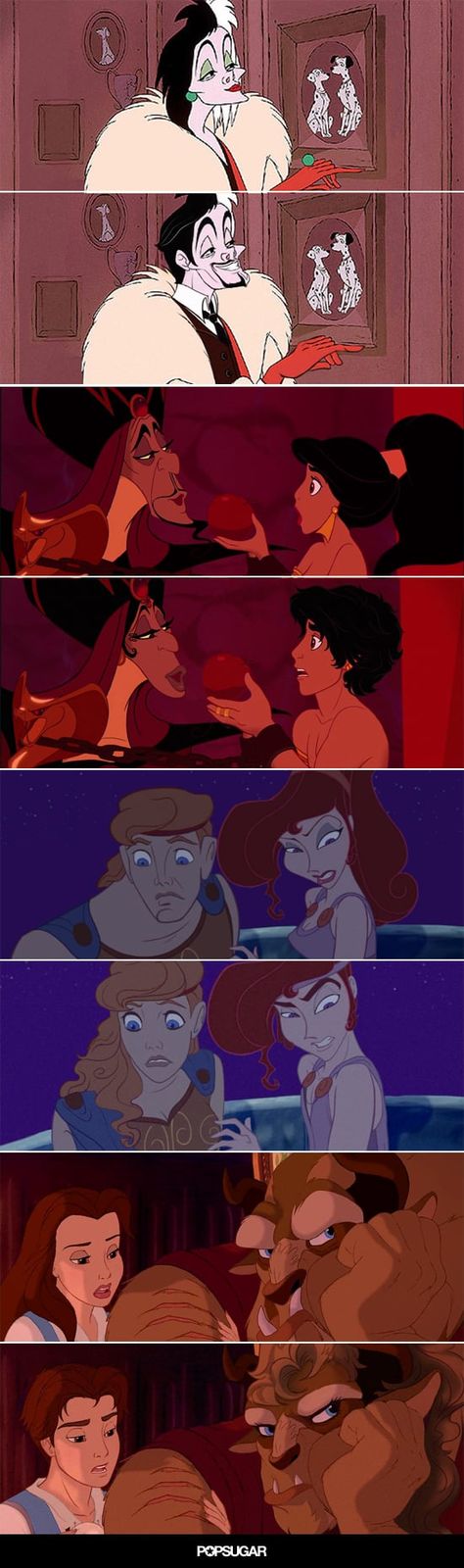 Funny Disney, Gender Bent Disney, Cartoon Meme, Image Princesse Disney, Disney Theory, Disney Hercules, Funny Cartoon Pictures, Funny Disney Memes, Funny Disney Jokes