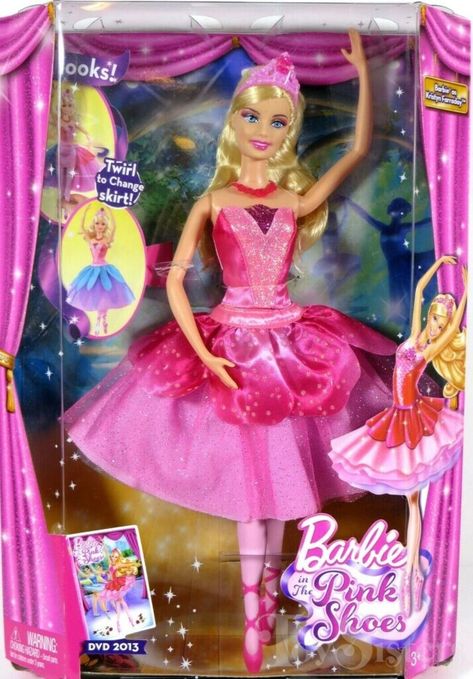 2012/2013 Barbie in The Pink Shoes Dancing Kristyn - Toy Sisters Barbie Pink Shoes, Barbie In The Pink Shoes, Kids Barn, Barbie Fashionista Dolls, Lucy Dresses, Barbie Shoes, Ballerina Doll, Pink Doll, Pink Ballerina