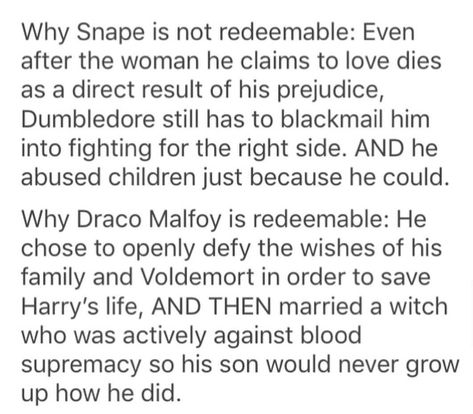 Harry Potter Jokes, Harry Potter Headcannons Draco, Snape And Draco, Snape Slander, Maxon Schreave, Yer A Wizard Harry, Harry Potter Headcannons, Better Person, Harry Potter Marauders