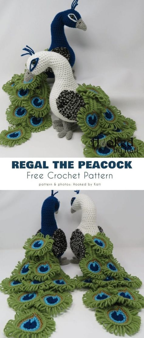 Amigurumi Patterns, Crochet Peacock, Peacock Crochet, Crochet Shark, Easy Crochet Slippers, Shark Hat, Shark Slippers, Crochet Birds, Crochet Animals Free Patterns