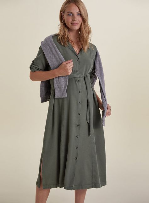 Isabella Oliver | Sustainable & Ethical Maternity Clothing – Isabella Oliver US Maternity Tops For Work, Maternity Work Wear, 34 Weeks Pregnant, Pregnancy Clothing, Maternity Shirt Dress, Maternity Work Clothes, Tencel Dress, Grazia Magazine, Maternity Outfit
