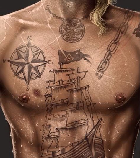 Assassins Creed: Black Flag tattoos. Team Edward Kenway Assassins Creed Black Flag Art, Assassin Creed Black Flag, Ac4 Black Flag, Assassin's Creed Edward Kenway, Black Flag Tattoo, Assassins Creed Tattoo, Edward Kenway, Assassin's Creed Black, Assassins Creed 4