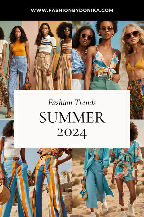 As the temperatures rise and the sun shines brighter, it’s time to revamp your wardrobe with the hottest trends of Summer 2024. This season brings a mix of bold statements, nostalgic nods, and refreshing styles that are sure to elevate your summer outfits to the next level. From playful patterns to chic silhouettes, here are the top fashion trends to watch out for in Summer 2024. Los Angeles, Angeles, 2024summer Look, Fashionable Summer Outfits For Women, Summer Outfit Ideas 2024 Women, Women’s Casual Summer Outfits 2024, Colorful Two Piece Outfit, Hotel Check In Outfit, Trending Tops For Women 2024