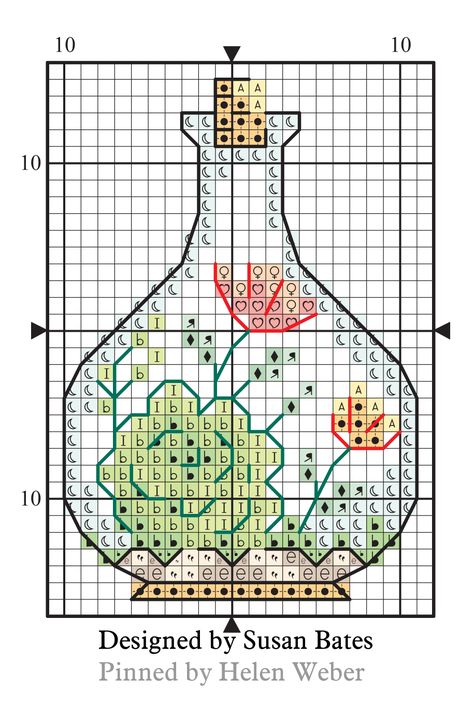 Cross Stitch Bottle Pattern, Tiny Cross Stitch Patterns Minis, Free Cross Stitch Patterns, Tiny Cross Stitch, Nature Cross Stitch, Small Cross Stitch, Cross Stitch Love, Cross Stitch Bookmarks, Mini Cross Stitch