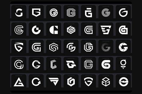 Logos, Gb Letter Logo, Gg Logo Design Creative, G Construction Logo, G Font Letter, G Alphabet Design, G Logo Ideas, G Logo Design Ideas, G Logo Design Letter