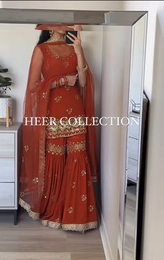 Simple Indian Bridal Outfit, Punjabi Suits Sharara, Haldi Guest Outfit Indian, Pooja Outfit Indian Simple, Trendy Indian Suits, Roka Outfits For Bride Simple, Heer Collection Suits, Crush Material Dress Design, Jaggo Suits Punjabi