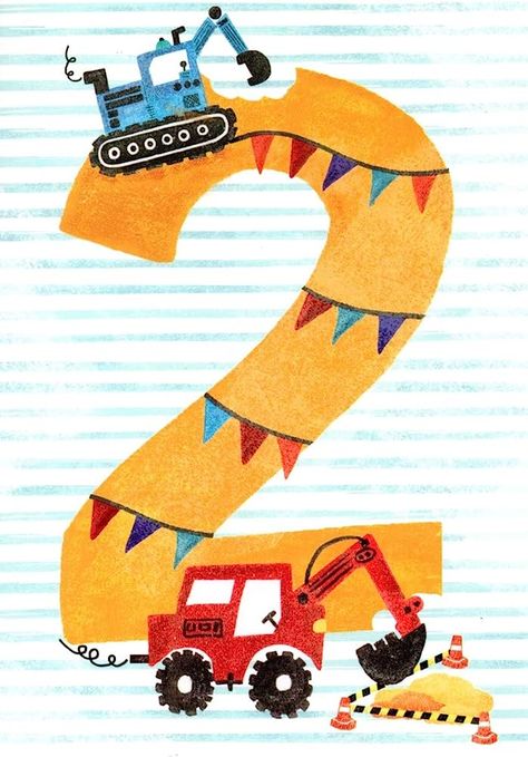 Toddler Birthday Party Themes, 2nd Birthday Card, Truck Theme Birthday, Birthday Background Design, Birthday Wishes For Kids, 2nd Birthday Party For Boys, 2nd Birthday Boys, Happy Birthday Greetings Friends, Boy Birthday Party Themes