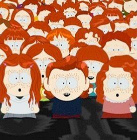 Gingers. Gingers everywhere. Ginger Quotes, Ginger Jokes, Funny Ginger, Ginger Humor, South Park Episodes, South Park Memes, Pride Day, Ginger Snaps, Little Monsters