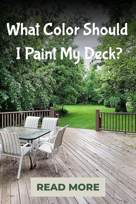 Are you wondering what color to paint your deck? Choosing the right color can transform your outdoor space. Consider the feel you want to achieve - cozy, vibrant, or stylish. Lighter colors can make a small deck feel more spacious, while darker hues add elegance. Take inspiration from your home's exterior or natural surroundings. Remember, the color you choose should reflect your personal style and create a welcoming outdoor oasis for relaxation and entertaining. Enjoy creating a beautiful deck Painted Deck White House, Deck Colors For Dark Brown House, Porch Deck Colors, Blue House Deck Colors, Painted Back Deck, Lodge Brown Sherwin Williams Deck, Outdoor Deck Color Ideas, Back Deck Colors, Beige House Deck Colors