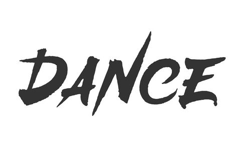 Dance vector lettering. Handwritten text label. Freehand typography design Dance Lettering, Freehand Typography, Dance Font, Dance Typography, Dance Quotes Dancers, June Month, Dance Vector, Indoor Plant Styling, Dance Logo