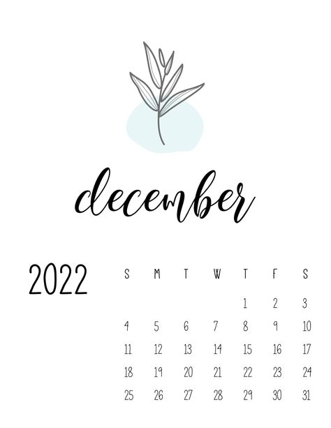 Printable Calendar Design, Botanical Calendar, World Of Printables, Free Printable Calendars, Design Calendar, Kalender Design, Minimalist Calendar, Printable Calendars, December Calendar