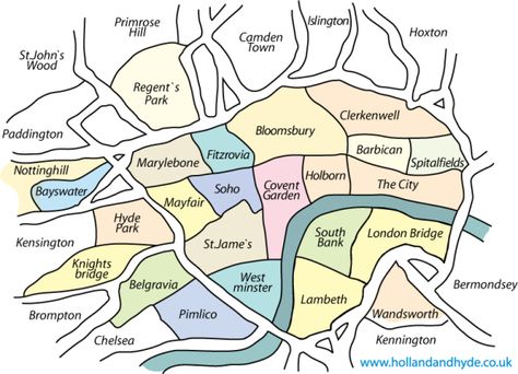 6. The Rolling Stones – Play With Fire (1965) | London Calling Central London Map, London Boroughs, London Neighborhoods, London Hotel, London Baby, United Kingdom Travel, London Map, South Kensington, City Of London