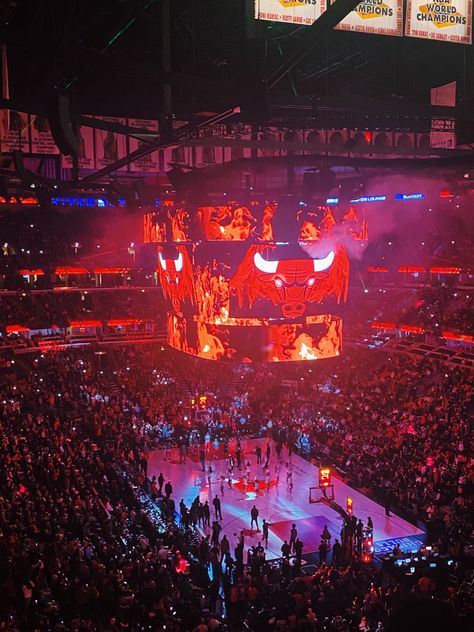 Chicago Bulls Stadium, Chicago Bus, Nba Wife, Basketball Stadium, Basketball Vibes, United Center Chicago, Chicago Living, Chicago Basketball, Chicago Bulls Basketball