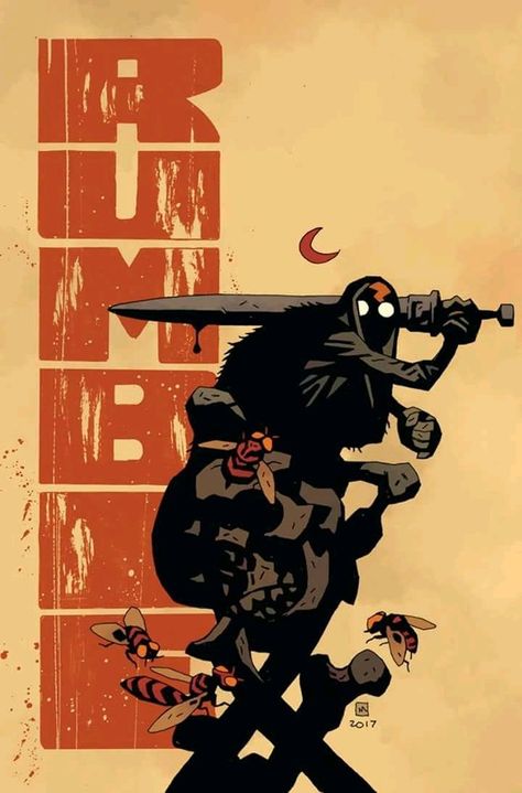 Rumble 1 Mignola variant Hellboy Wallpaper, Concept Art Landscape, Mike Mignola Art, Hellboy Art, Mike Mignola, Posca Art, Art Disney, Arte Fantasy, Arte Horror