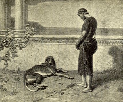 Argos was the dog of Odysseus. He belonged to Odysseus as a pup. Odysseus left for the Trojan was & was gone for twenty years. When Argos was twenty years old, Odysseus returned as a beggar No one recognized him — Only old Argos knew his master. When he saw him he wagged his tail. He gave a final whimper and died. It’s a heartbreaking scene in the Odyssey. ♥ Akita, Greek Mythology, Drip Wallpaper, Famous Dogs, Fairytale Stories, Twelfth Night, Greek Myths, 10 Picture, Brigitte Bardot