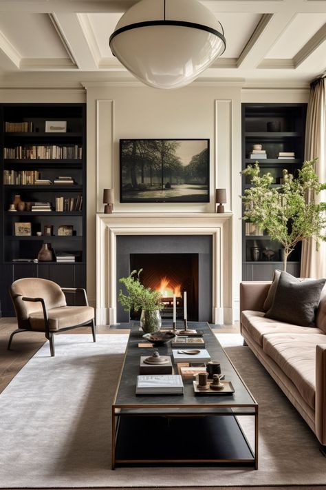 Design Room, Formal Living Room Designs, Living Room Decor Fireplace, Inspire Me Home Decor, Design Apartment, Home Fireplace, Ideas Living Room, Decor Minimalist, Design Living Room