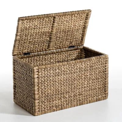 Waska rattan cane trunk , natural, La Redoute Interieurs | La Redoute Wicker Storage Trunk, Collapsible Storage Cubes, Wicker Trunk, Storage Baskets With Lids, Rattan Cane, Stackable Storage Bins, Wicker Storage, Collapsible Storage Bins, Storage Bins With Lids