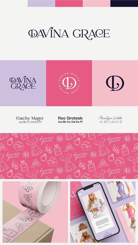 Feminine Brand Board | Fashion Boutique | Bra Desain Merek, Cv Inspiration, Branding Identity Inspiration, Feminine Brand, Business Branding Inspiration, Inspiration Logo Design, Logo Design Set, Logo Beauty, Luxury Branding Design