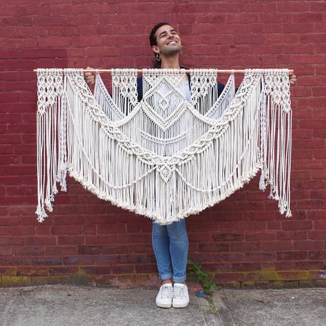 sometimes people say social media is toxic (and sometimes it totally is) but sometimes it also allows for people across the world from each… Social Media Is Toxic, Macrame Wedding Decor, Macrame Wedding Arch, Macrame Wedding Backdrop, Macrame Wall Hanger, Makramee Diy, Wedding Backdrops, Sometimes People, Macrame Knots Pattern