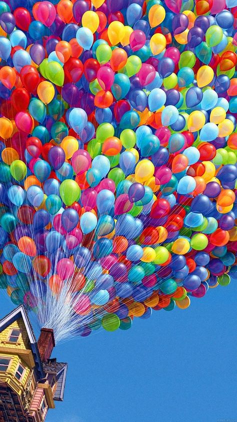 33 Magical Disney Wallpapers For Your Phone Dunia Disney, Kule Ting, Up Pixar, ポップアート ポスター, Tapeta Harry Potter, Iphone Arkaplanları, Images Disney, Disney Up, Rainbow Balloons