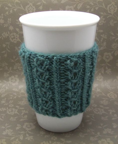 Goji Cup Cuddler by kljmayfield9 on Etsy, $12.00 Cup Cozy Knitting Pattern, Cozy Mugs, Knit Coffee Cozy, Cup Cozies, Teapot Cozy, Quick Knits, Chocolate Bunny, Cup Cozy, Pdf Knitting Pattern
