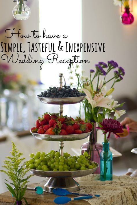 5 Ways to Save Money on Wedding Food Wedding Reception Ideas, Diy Dessert, Frugal Wedding, Wedding Appetizers, Fruit Displays, Reception Food, Wedding Reception Food, Inexpensive Wedding, Dessert Appetizers