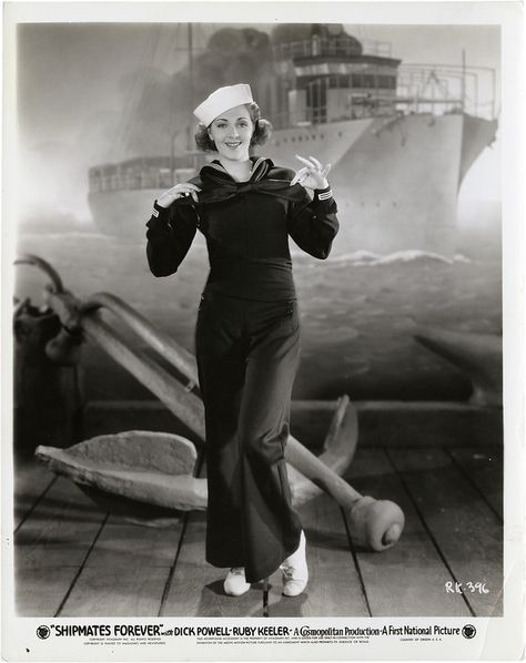 7000-3711 | Portrait of Ruby Keeler from Shipmates Forever. | Alice Japan | Flickr Chick Flicks, Ruby Keeler, White Pictures, Tap Dance, Star Spangled, The Great Gatsby, Favorite Actors, Black And White Pictures, Classic Beauty