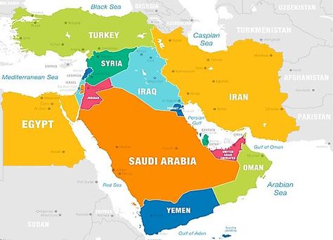 Aruba Map, Middle East Map, Middle East Countries, Countries Of Asia, Timur Tengah, Eastern Countries, North America Map, Arabian Sea, List Of Countries