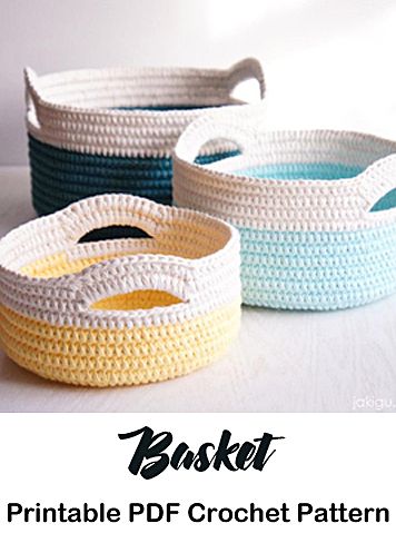 basket storage crochet pattern- crochet pattern pdf - amorecraftylife.com #crochet #crochetpattern Crochet Bus Basket Pattern, Best Yarn For Crochet Baskets, Crochet Basket Patterns Free Easy, Crochet Dog Toy Basket, Crochet Stair Basket, Crochet Nesting Basket Pattern Free, Crochet Basket Worsted Weight Yarn, Extra Large Crochet Basket Pattern Free, Crochet Basket Beginner