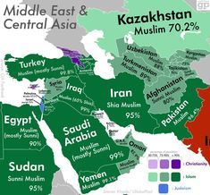 Middle East Map, Middle East Culture, Ap Human Geography, Maluchy Montessori, Sunni Muslim, Shia Muslim, Bible Mapping, Teaching Geography, Geography Map
