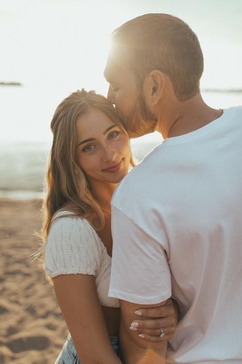 In The Ocean Engagement Photos, Elopement Beach Photography, Couple Photos In The Ocean, Detailed Engagement Photos, Portrait Engagement Photos, Beach Sunset Wedding Photos, Sunrise Family Photoshoot, Aruba Elopement, Ocean Engagement Photos