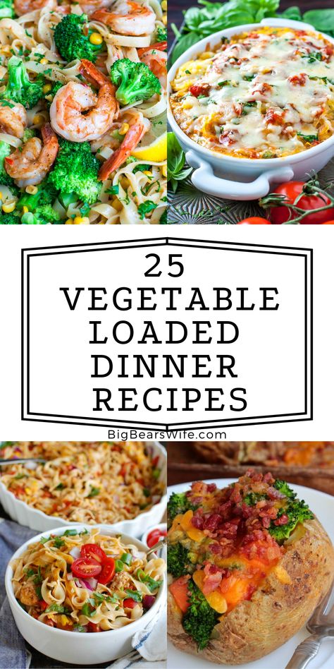 Healthy Eating Recipes, Essen, Vegetable Recipes Dinner, Eat More Vegetables, Best Healthy Dinner Recipes, Healthy Vegetable Recipes, Veggie Dinner, Vegetable Dinners, Family Dinner Recipes