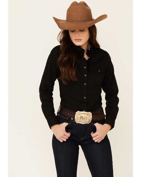 Black Cowgirl Outfit, Rodeo Outfits For Women, Cowboy Outfits For Women, Vaquera Outfit, Foto Cowgirl, Western Dresses For Women, Cowgirl Style Outfits, Moda Country, Boot Barn