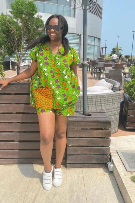 Ankara Shorts And Tops For Ladies, Short Akanra Dress, Tops For Women Ankara Trousers And Top For Women, Short And Top Ankara Style, Ankara Short Nickers, Shorts And Top Ankara Styles, Ankara Shirts For Ladies, Ankara Shorts And Top For Women, Ankara Shots And Top For Ladies