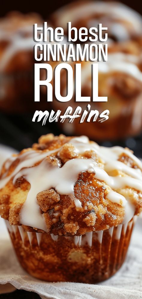 Cinnamon Roll Muffins [45 Minutes] – Chasety Easy Yummy Muffin Recipes, Bisquick Cinnamon Muffins, Cinnamon Roll Quick Bread, Best Fall Muffin Recipes, Yummy Bakery Treats, Cinnamon Bread Muffins, Yeast Muffin Recipes, Easy Breakfast Muffin Recipes, Easy Cinnamon Muffins Simple