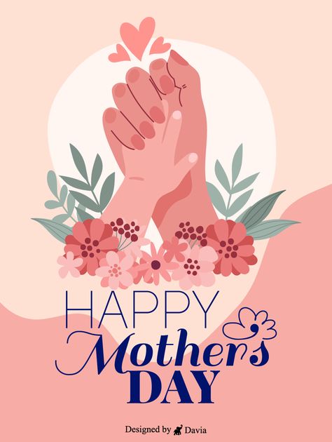 This beautifully designed ecard will surely put a smile on your mother’s face today. Her hand holding your tiny hand signifies the love that she has for all her children. Today is a day to celebrate that love and all her sacrifices. Start by sending her this ecard. Happy Mothers Day Messages, Mothers Day Drawings, Mother's Day Banner, Mothers Day Event, Mother's Day Background, Mothers Day Poster, Mother Day Message, Happy Mother's Day Card, Mom Art