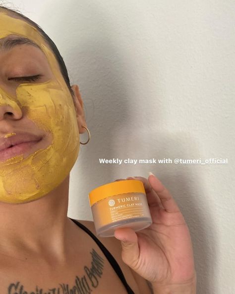 when you treat your skin with our Turmeric Clay Mask, you’ll notice... ➡️ 📸 @toricollabs . . . . . #Tumeri #hyperpigmentation #darkspots #acnescars #reducehyperpigmentation #productsforhyperpigmentation #turmericskincare #turmericbenefits #turmericforskin #turmeric Turmeric Skin Care, Turmeric For Skin, Turmeric Face, Turmeric Face Mask, Reduce Hyperpigmentation, Hygiene Care, Turmeric Benefits, Clay Mask, Clay Masks