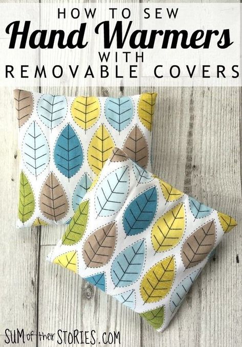 How to Sew Simple Hand Warmers with Removable Covers — Sum of their Stories Craft Blog Tela, Sewing Hand Warmers, Hand Warmer Sewing Pattern, Reusable Hand Warmers Diy, Handmade Hand Warmers, Fleece Hand Warmers Diy, Diy Hand Warmers Long Lasting, Homemade Hand Warmers, Rice Hand Warmers Diy