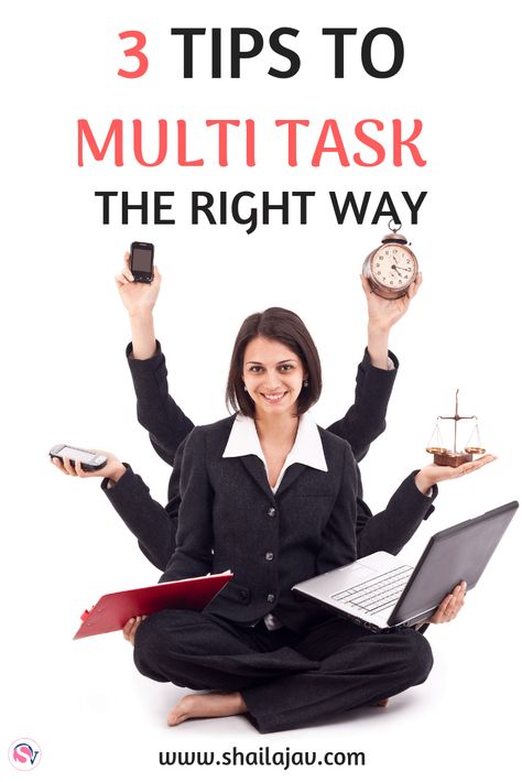 Multi Tasking gets a bad rap and understandably so. But there is a trick to multi tasking that will not only boost your productivity but lower your stress levels! Here's how it works. #Productivity #MultiTasking #Shailajav #TaskSwitching #ProductivityHacks #Entrepreneurs #SoloPreneurs Personal Development Activities, Work From Home Mom, How To Be More Organized, Work Productivity, Mom Entrepreneur, Blog Strategy, Work From Home Tips, Productivity Tips, Time Management Tips