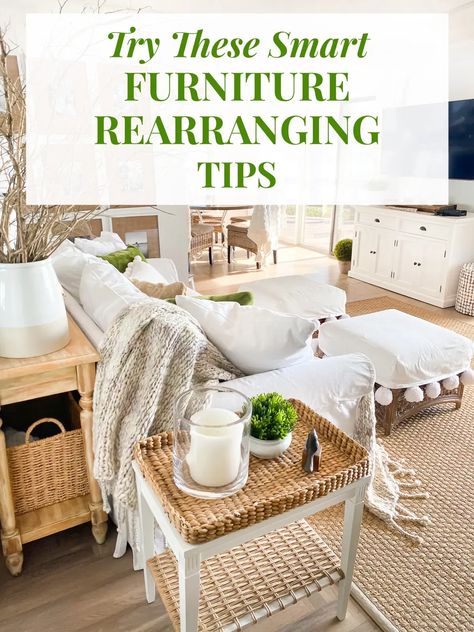 Rearrange Bedroom, Rearrange Room, House Needs, Rearranging Furniture, Living Room Furniture Arrangement, Eclectic Furniture, Smart Furniture, Affordable Decor, Diy Decor Crafts