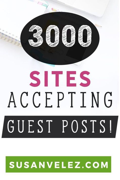 Over 2000 sites that accept guest posts. If you are looking to start guest posting, use these sites to reach out and network with other bloggers. You will find several sites that accept guest posts, even if you are a brand new blogger. #blogging #contentmarketing Vlogging Tips, Blogging Money, Freelance Tips, Money Machine, Blogging Resources, Blogging Inspiration, Blog Ideas, Sponsored Posts, Money Talks