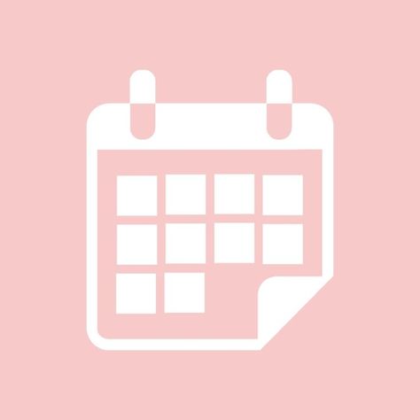 Calendar Pink Icon, Pink App Icon Calendar, Pink Calendar Icon, Calender App, Apps Kawaii, Pink Apps, Calendar Logo, Icon Rosa, Pastel Pink Icons:)