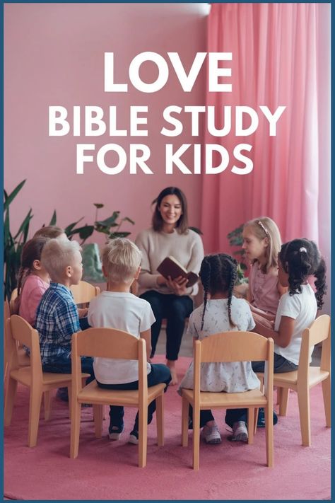 Teacher reading to group of children in a Bible study class. Fun Bible Study Ideas, Bible Study Ideas, Bible Study For Kids, Study Ideas, About God, Teach Kids, Bible Lessons, Bible Study, Bible