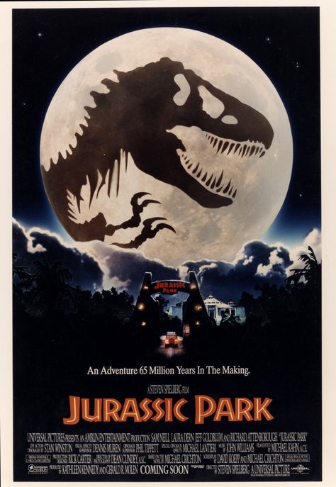 Jurassic Park 1993 Jurassic Movies, 80s Posters, Jurassic Park Poster, 80s Movie Posters, Jurassic Park 1993, Jurassic Park Movie, Jurrasic Park, Michael Crichton, Iconic Movie Posters