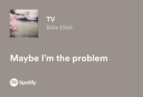 Tv By Billie Eilish, Billie Eilish Lyrics, Billie Eilish, Tv