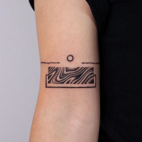 Rectangular Tattoo Design, Tattoos In Rectangles, Tattoo In A Rectangle, Small Rectangle Tattoo, Square Art Tattoo, Covering Tattoo Ideas, Horizontal Tattoo Coverup, Tattoo In Square Frame, Square Box Tattoo