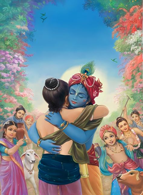 Jai shree krishna Krishna Sudama, Bal Krishna Photo, Friendship Images, Indian Flag Wallpaper, Boy Blurred Pic, Lotus Flower Art, Shree Krishna Wallpapers, Bal Krishna, Hanuman Photos